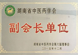 2015湖南省中医药学会副会长单位
